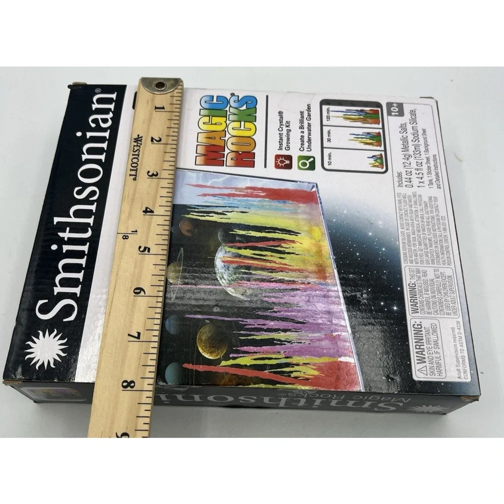 Smithsonian Magic Rocks Instant Crystal Growing Kit Science Activity